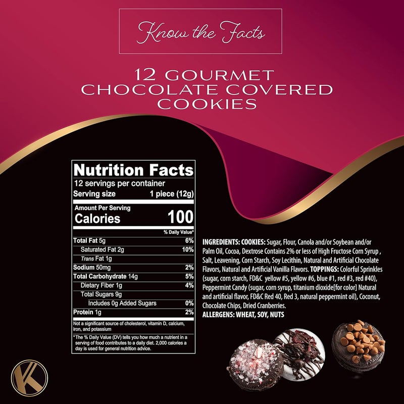 Nut Cravings Kremery Chocolate Covered Oreo Sandwich Cookies Gift Basket - Image 2